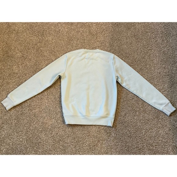 Genuine Authentic Garments Hustle Pullover Sweatshirt Embroidery Graphic Blue Sm - Picture 3 of 3